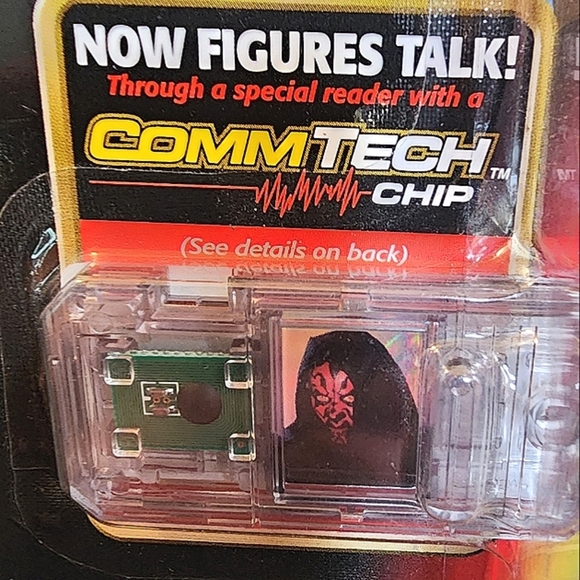 NIP!!! Star Wars Episode 1 Darth Maul X 2!! Each Includes A CommTech chip! - Picture 7 of 9